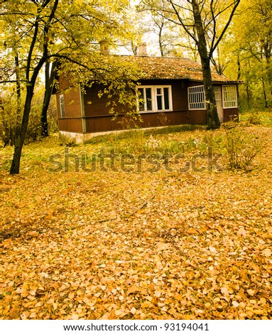 house in park
