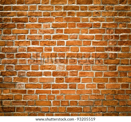 Background of brick wall texture Royalty-Free Stock Photo #93205519