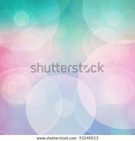 Purple, green, blue and pink  pastel colorful background. bokeh  blurred lights background