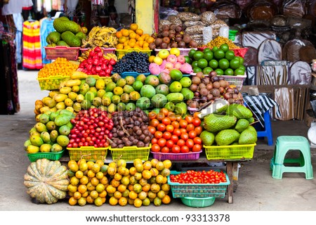 Fruit Market Royalty-Free Stock Photo #93313378