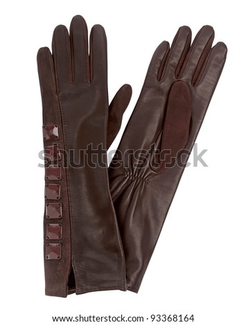 browm gloves