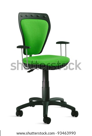 green armchair