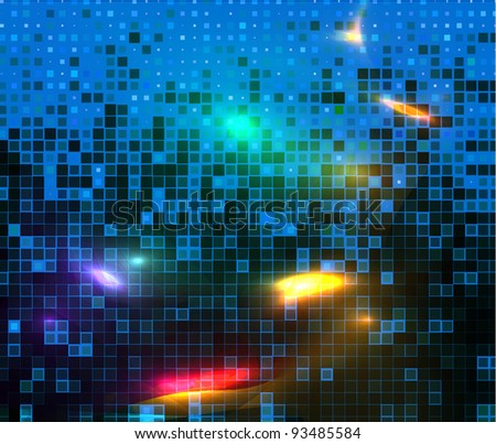 abstract colorful mosaic pattern design, vector illustration.