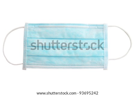 Medical shielding bandage against the white background