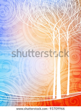 abstract design nature theme vector background. eps10