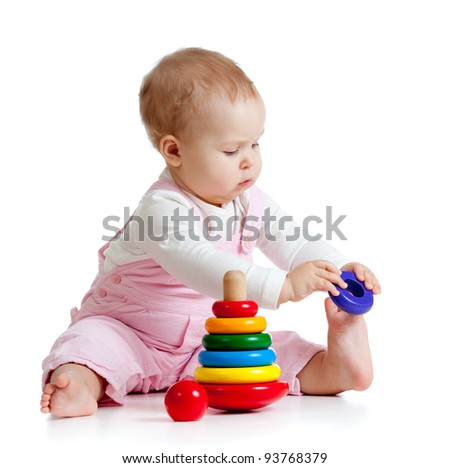 pretty baby with color educational toy