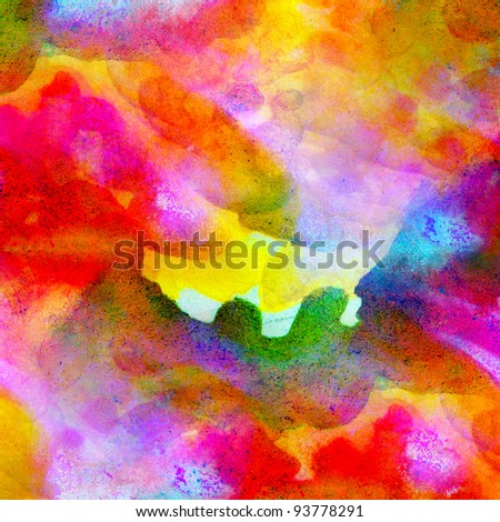 abstract watercolor color canvas painting colorful watercolour  background with blots