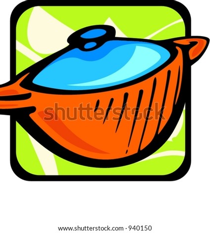 Saucepan.Vector illustration
