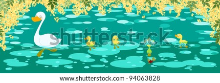 ducks spring banner