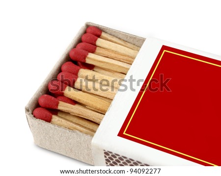 Chinese vintage matches with match box