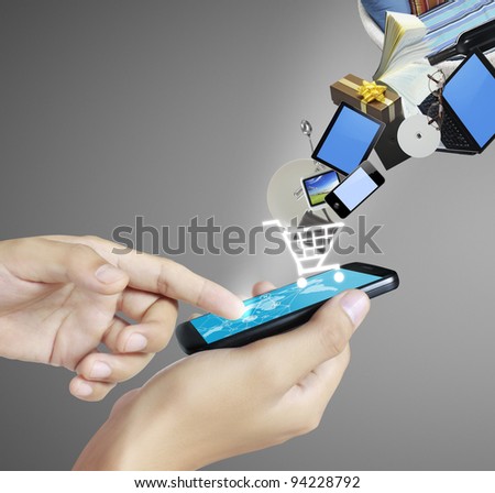 Mobile phone in the hand Royalty-Free Stock Photo #94228792