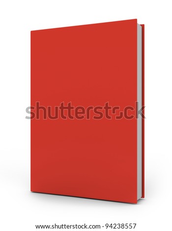 3D Illustration of a Softbound Book