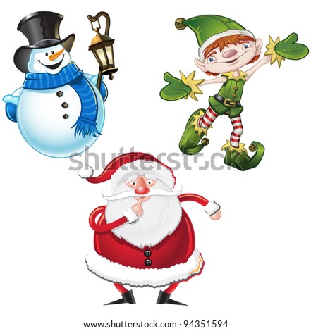 Christmas Character Set