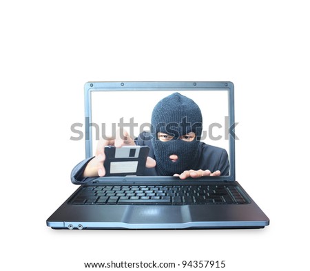 Computer crime concept