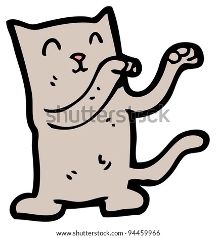 cat cartoon (raster version)