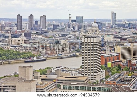 View of London from the top
