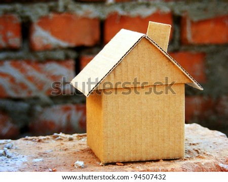 Concept image of build your house