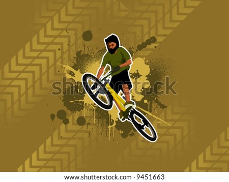 Grunge country rider (background, wallpaper, magazin...)