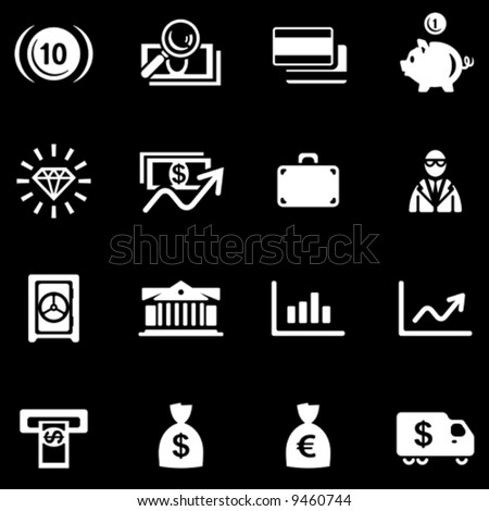 Vector Finance, Banking Icon Set  You'll find more icons in my portfolio