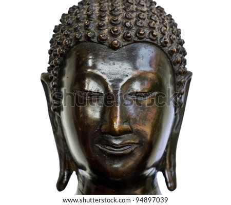 Beautiful face of Buddha image