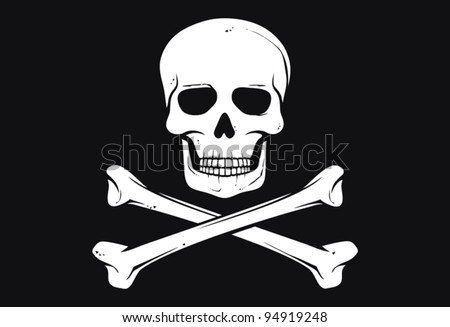 Pirate vector flag Royalty-Free Stock Photo #94919248