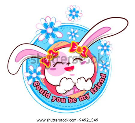 Cute and lovely bunny