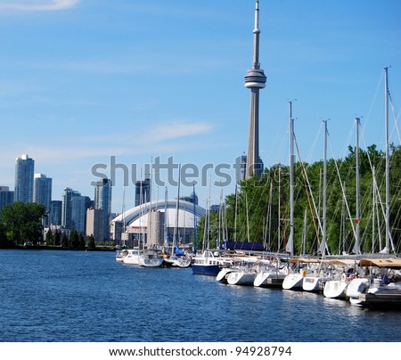 Toronto Skyline  Waterfront , Canada