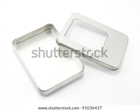 Aluminum box. Royalty-Free Stock Photo #95036437