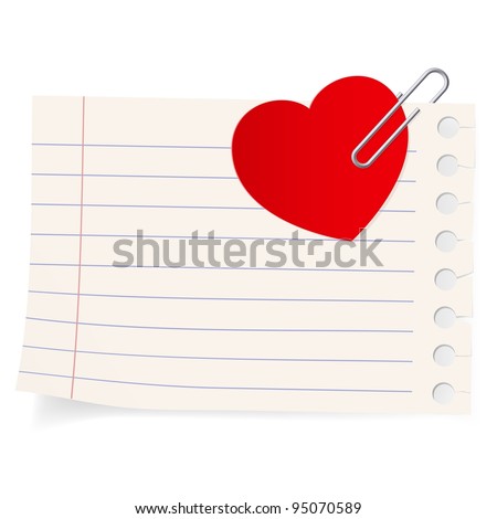 Love letter icon. Illustration on white background