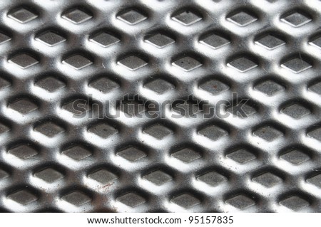 perforated metal background
