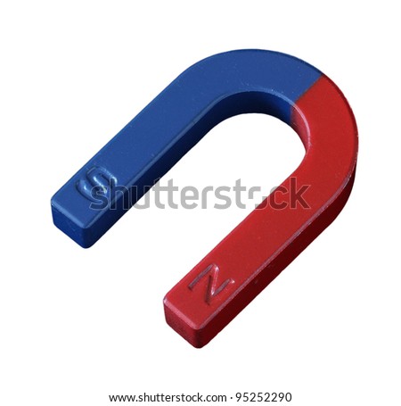 Magnet isolated on a white background.