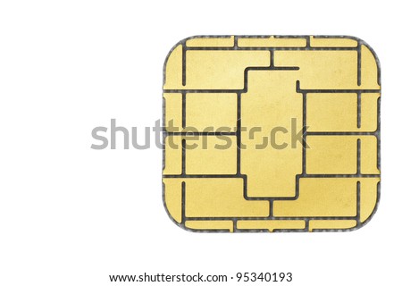Chip card. Royalty-Free Stock Photo #95340193