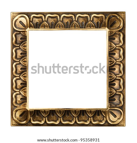 Vintage gold ornate frame