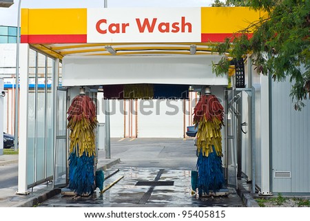 car wash Royalty-Free Stock Photo #95405815