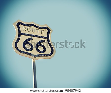 Nostalgic Route 66 Royalty-Free Stock Photo #95407942