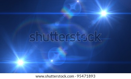 light flare special effect Royalty-Free Stock Photo #95471893