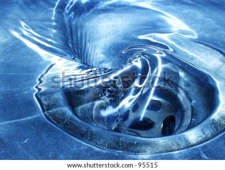 Down the drain Royalty-Free Stock Photo #95515