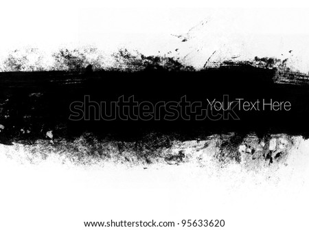 Grunge banner with copy space