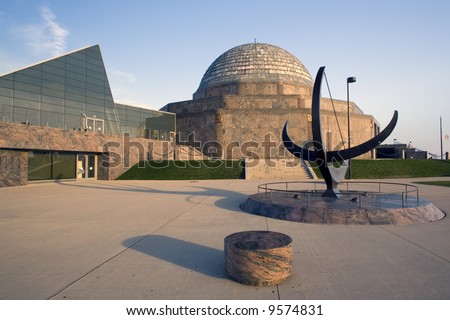 Adler Planetarium, located in downtown Chicago Royalty-Free Stock Photo #9574831