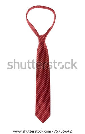 Tie isolated on white background.