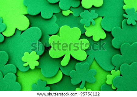 St Patrick's Day shamrock background