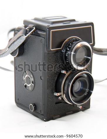 Vintage Russian medium format twin lens photography camera