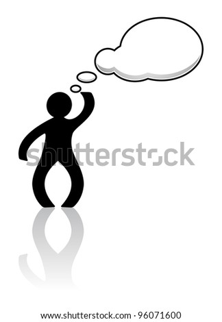 People with with speech bubble