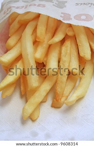Unsalted french fries, the ultimate fast food side dish.