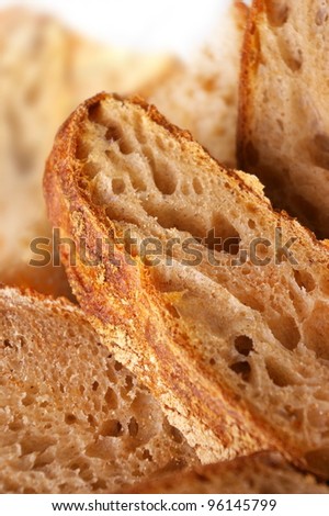 Bread from rye and wheat flour