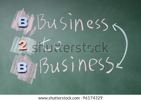 business to business sign