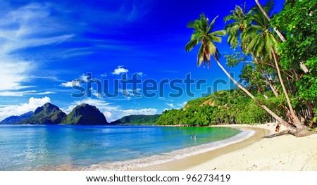 beautiful tropical scenery - el-nido,palawan Royalty-Free Stock Photo #96273419