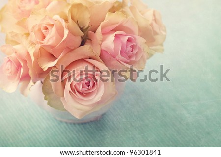 White roses  in a vase