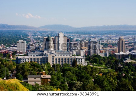 Salt Lake City, Utah Royalty-Free Stock Photo #96343991