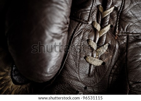 Brown boxing gloves Royalty-Free Stock Photo #96531115